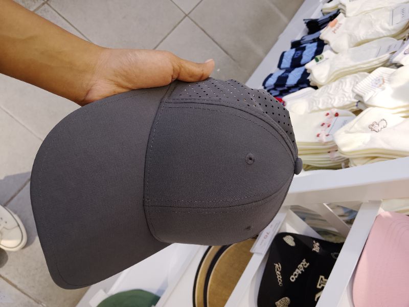 Topi Baseball Breathable Cepat Kering - Abu-abu