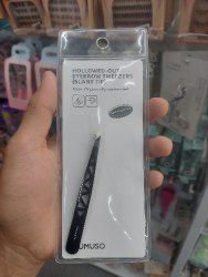 Pinset alis berlubang ujung miring