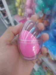 Spons make-up dengan cangkang bentuk tetesan air ( Mawar neon)