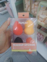 Set Kombinasi Makeup Puff Telur 5P