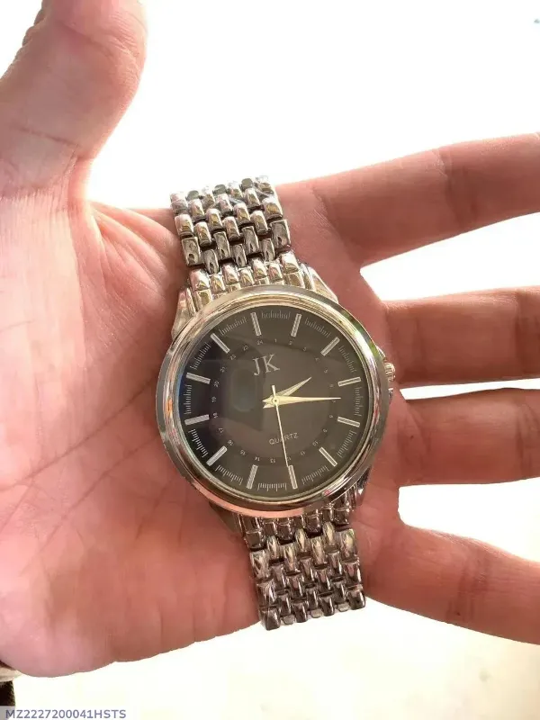 Men's Stainless Steel Analog Watch with Skin Friendly Strap