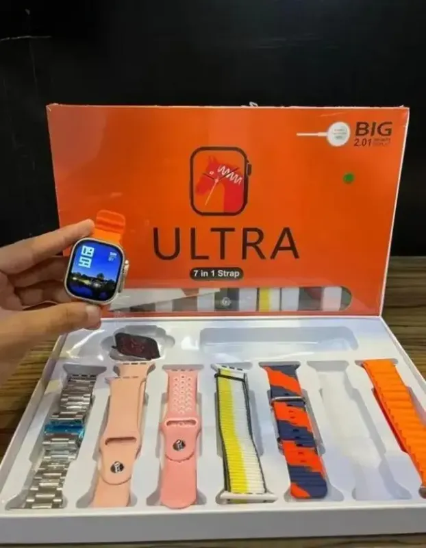 Rechargeable Smart Watch with Silicone Strap