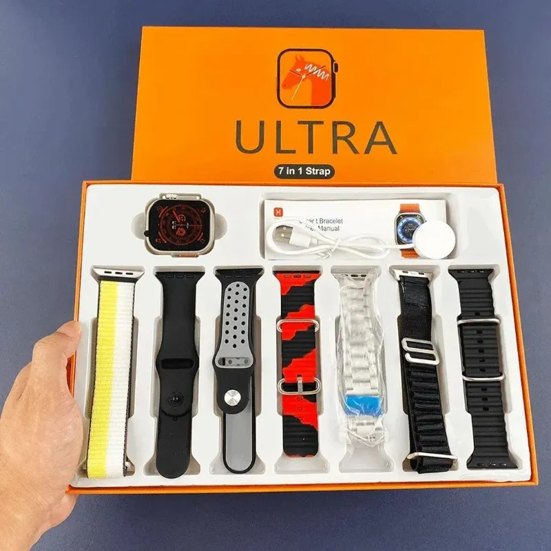 Rechargeable Smart Watch with Silicone Strap