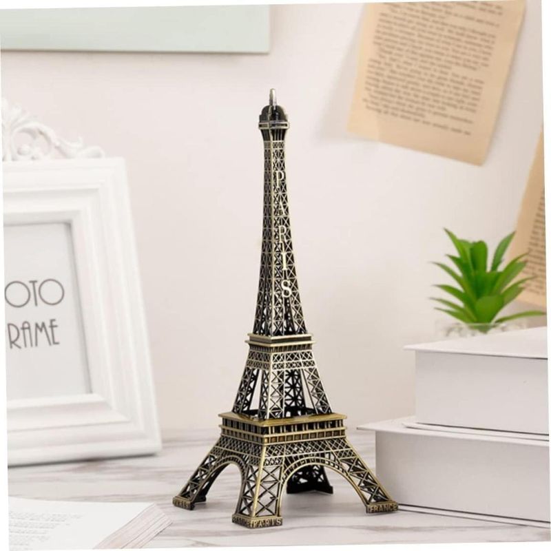 Metal Monument - Eiffel Tower for Home and Office Decor - 1 Pc - 6 Inches