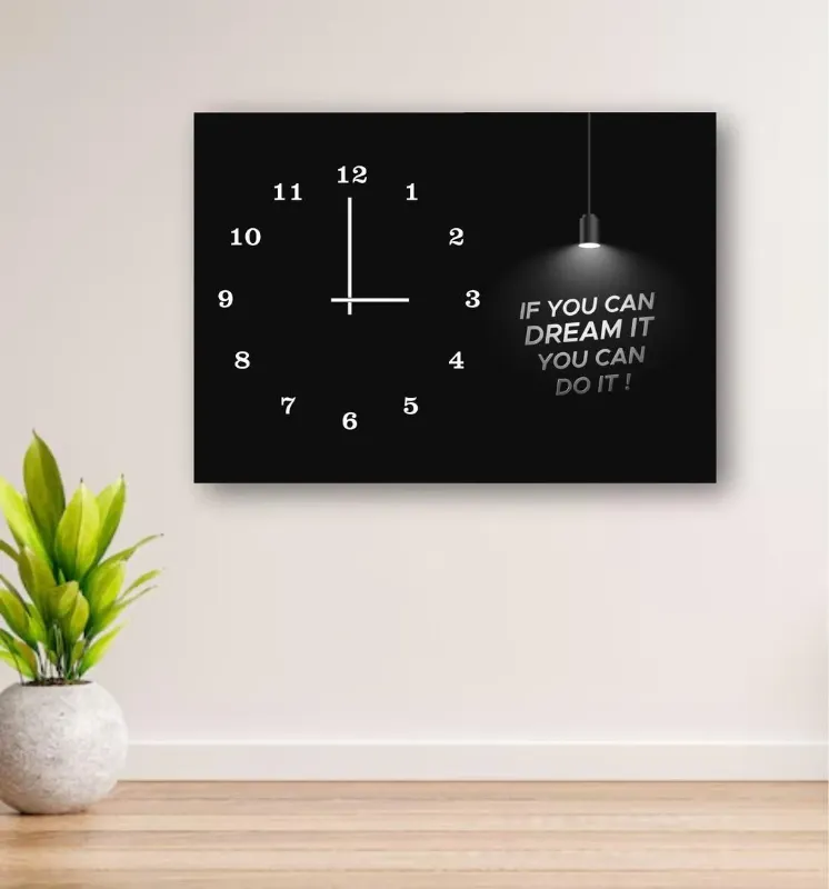 Abstract Art 3D Wall Clock