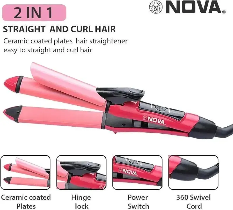 2 In 1 Hair Straightener