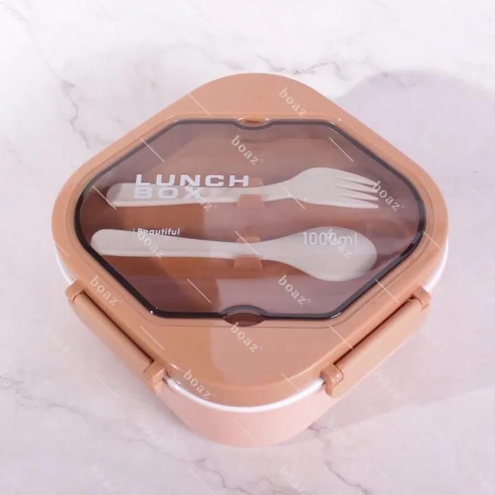 Lunch Box With Spoon And Fork For Many Meals - 1000ml