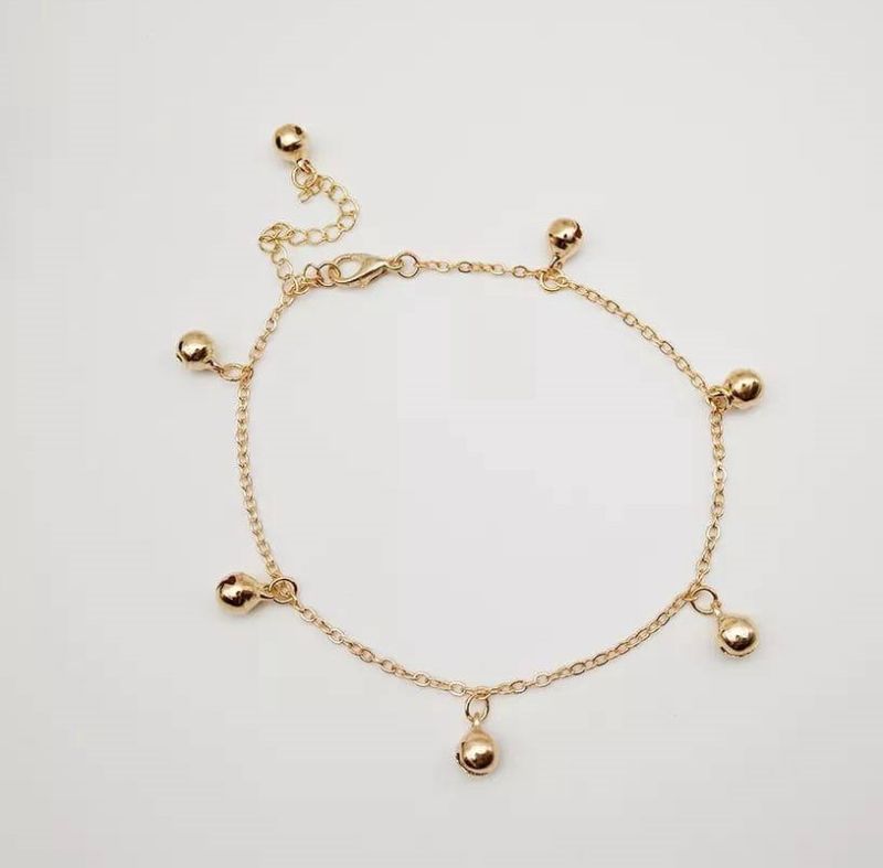 Elegant Design Anklet In Golden