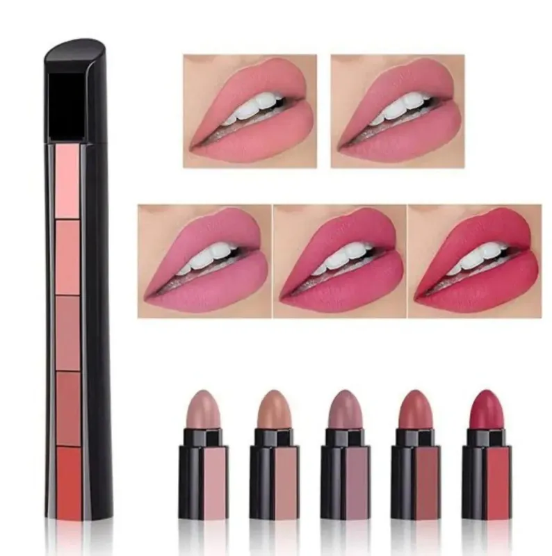 High Pigmented Multicolor Lipstick with Cool Undertone - 1 Pcs