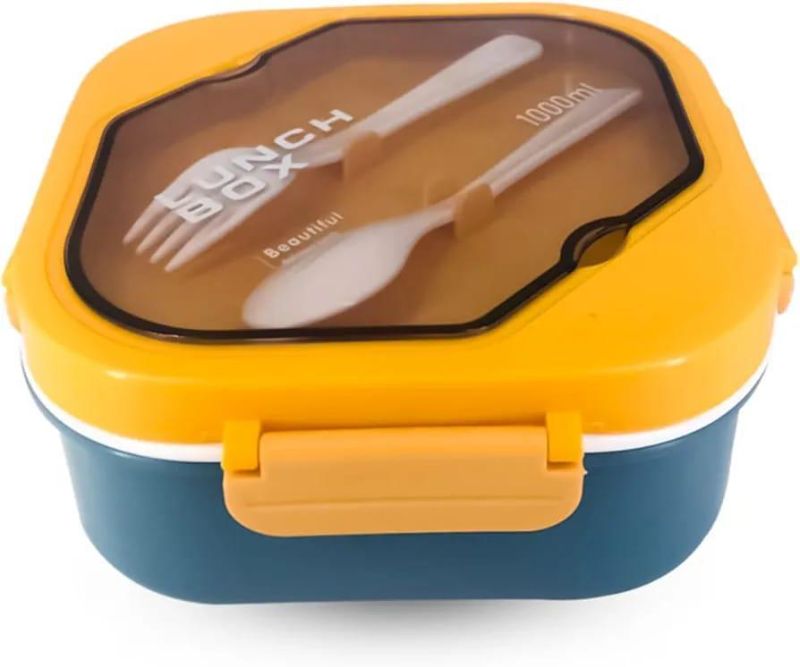 Lunch Box With Spoon And Fork For Many Meals - 1000ml