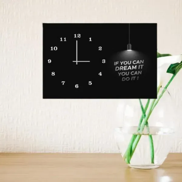 Abstract Art 3D Wall Clock