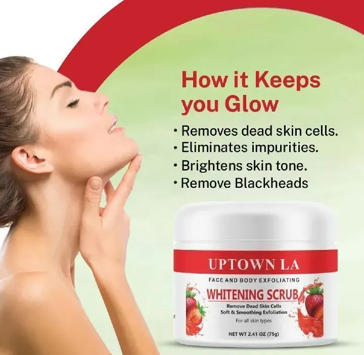 Uptown La Whitening And Brightening Face & Body Scrubbing Gel