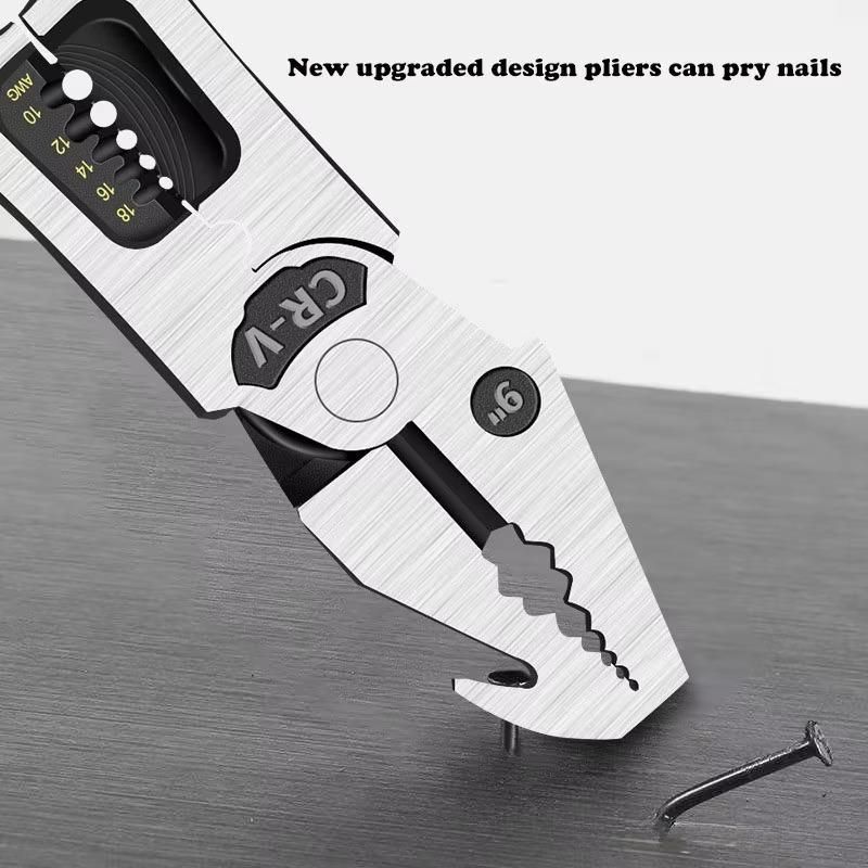 Heavy Duty Chrome Vanadium Steel Plier - 1 Pc Durable Tool for Versatile Applications
