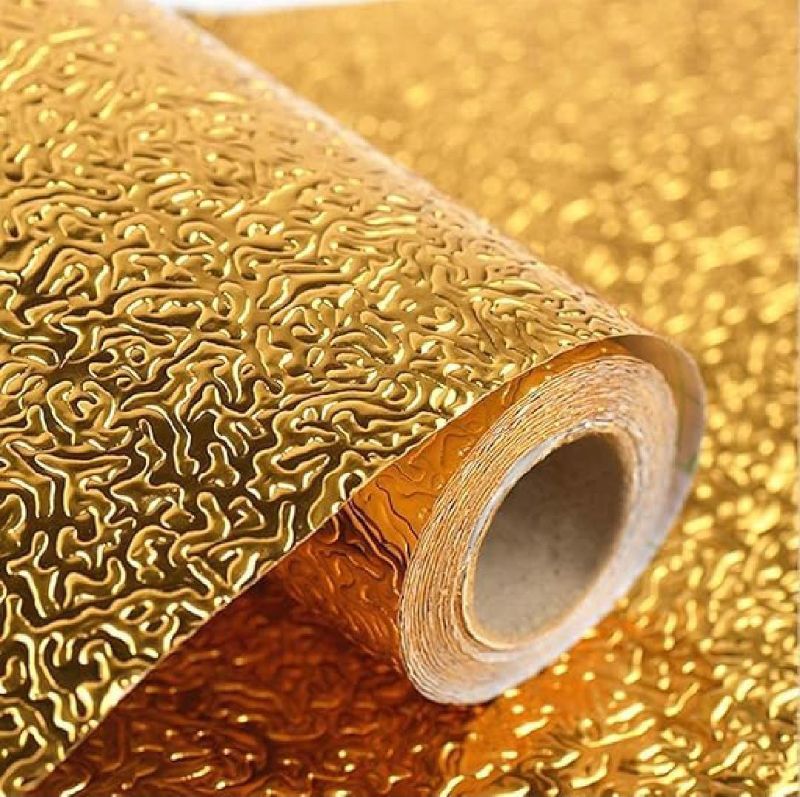 Golden Kitchen Foil - 1 Pc | Heat-Resistant, Easy to Clean, Stylish Kitchen Essential