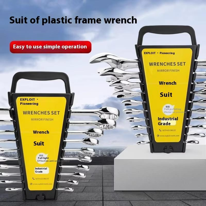 12 Pcs Chrome Vanadium Steel Wrench
