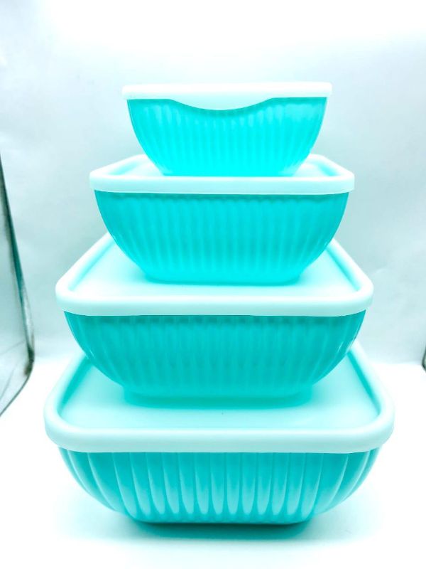 Food Storage Container, Pack Of 4 Blue