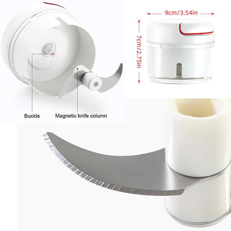 Durable Stainless Steel Manual Food Chopper - 1 Pc for Effortless Food Prep