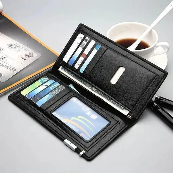 Men's Leather Bi-Fold Wallet - Stylish & Pocket Friendly