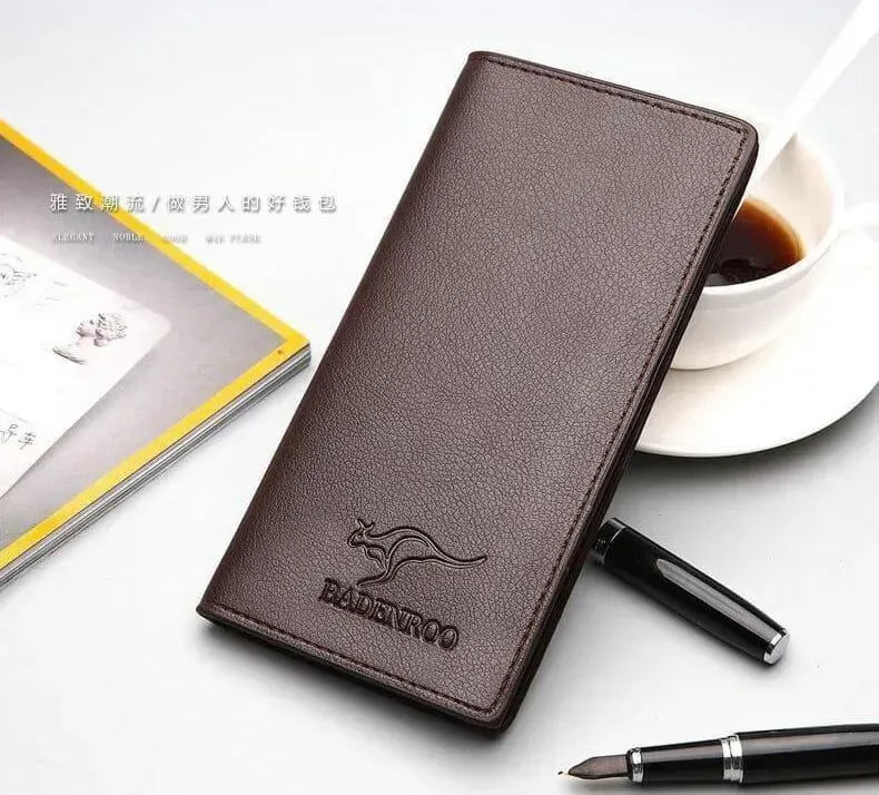 Men's Leather Bi-Fold Wallet - Stylish & Pocket Friendly
