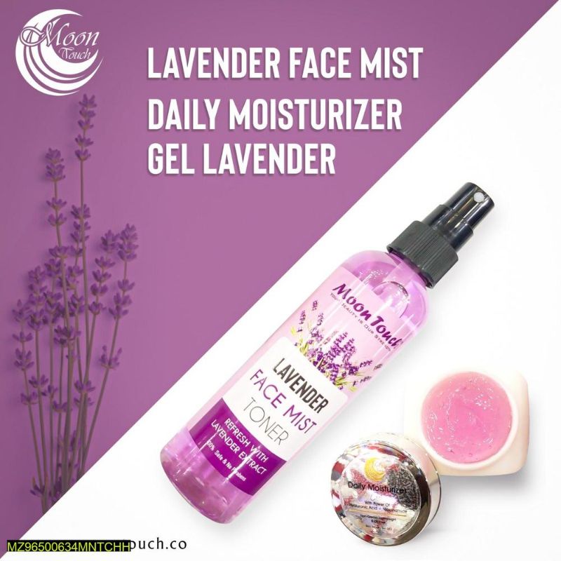 Moon Touch-Lavender Deal (Face Mist + Moisturizer Gel)