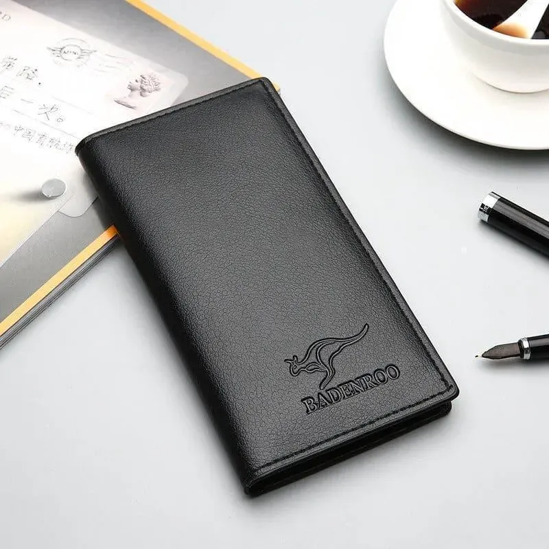 Men's Leather Bi-Fold Wallet - Stylish & Pocket Friendly
