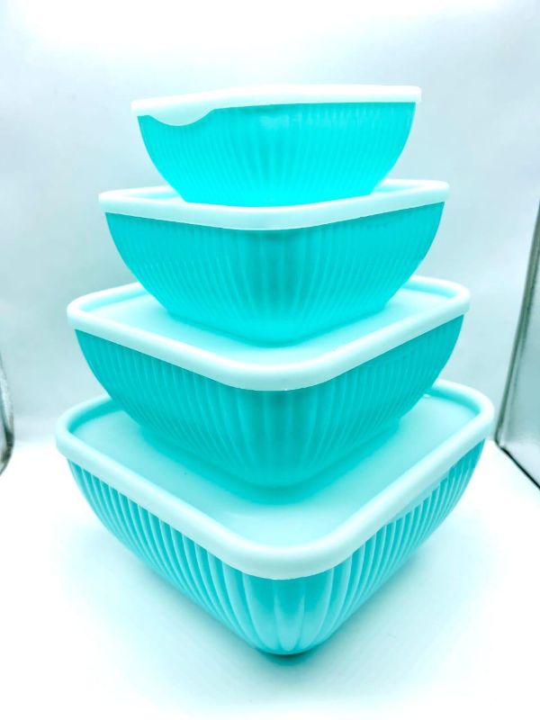 Food Storage Container, Pack Of 4 Blue