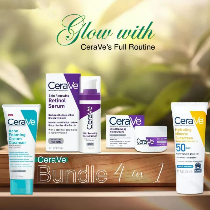 Revitalize Your Skin with Our 4 in 1 Skincare Bundle - 4 Pcs Set