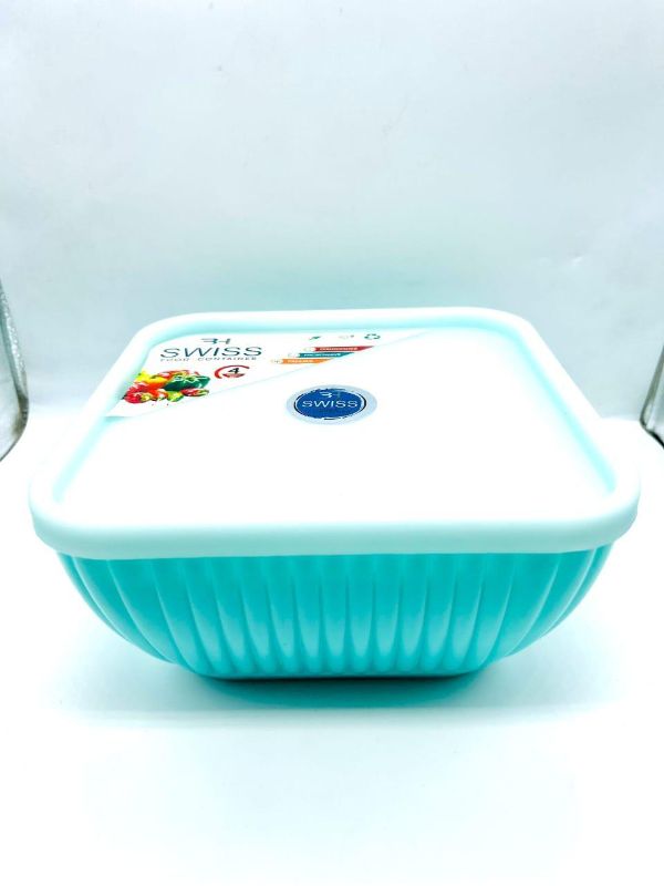 Food Storage Container, Pack Of 4 Blue