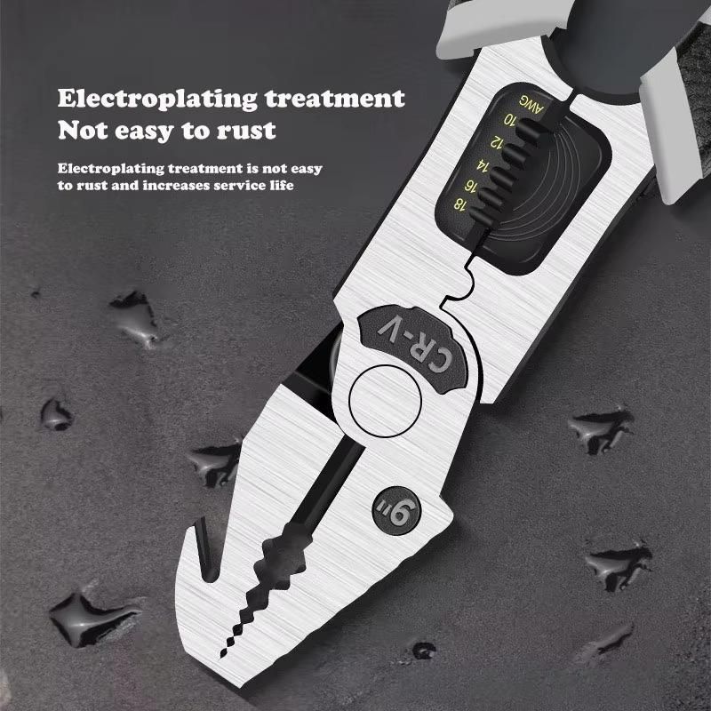 Heavy Duty Chrome Vanadium Steel Plier - 1 Pc Durable Tool for Versatile Applications