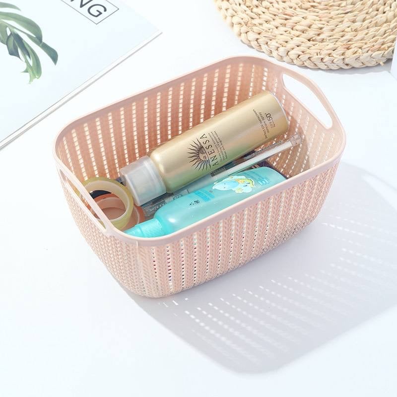(Dozen). FANCY RATTAN AESTHETIC STORAGE QUALITY MULTIPURPOSE BASKET SOUVENIR