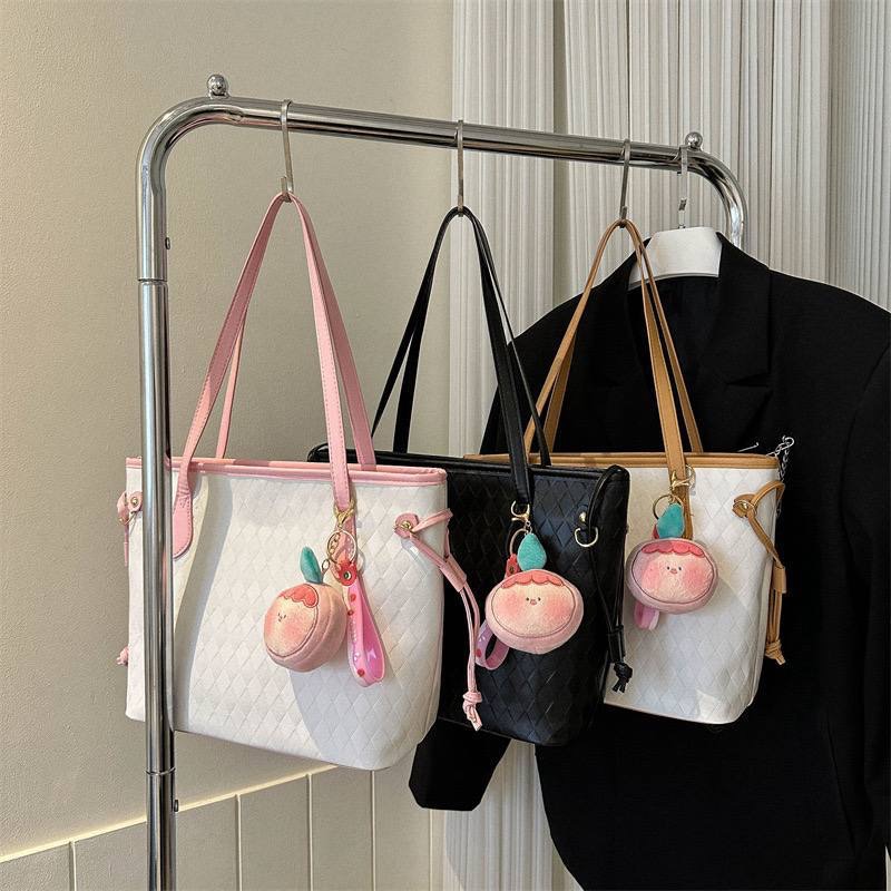 Cute Peach Charm Tote
