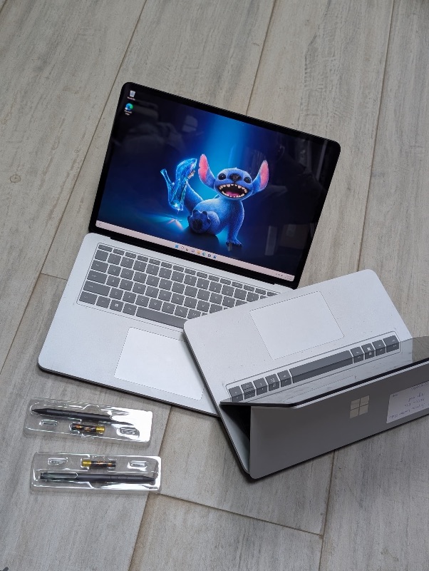 2021 Microsoft Surface Studio
Laptop [3 in 1] 14.4" PixelSense Flow touchscreen Display | 11th Gen intel Core 17-11370H | 16GB RAM / 512GB
SSD | NVIDIA GeForce RTX3050Ti |
4GB GDDR6 Dedicated Graphics cArd |
Dynamic Woven Hinge 3-in-1
Convertible Design | Studio Mics +
Windows
| Hello Face Login | Thunderbolt 4 Port |
Backlit Keyboard