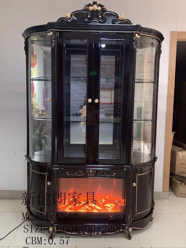 Wine Bar with fire flame