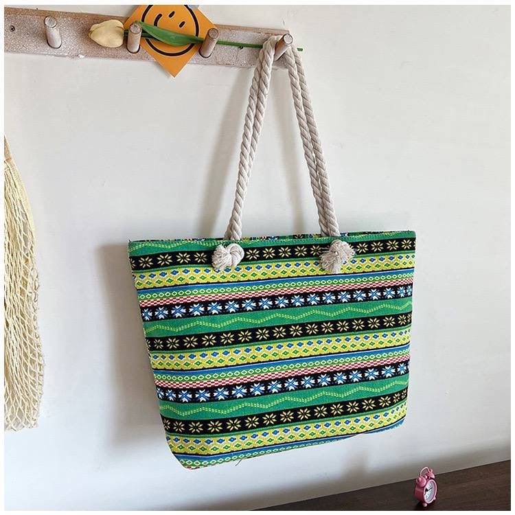 Patterned Tote Bag