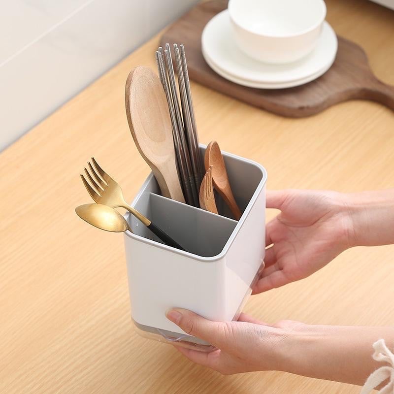 DOUBLE LAYER DETACHABLE CUTLERY STORAGE RACK/ORGANIZER