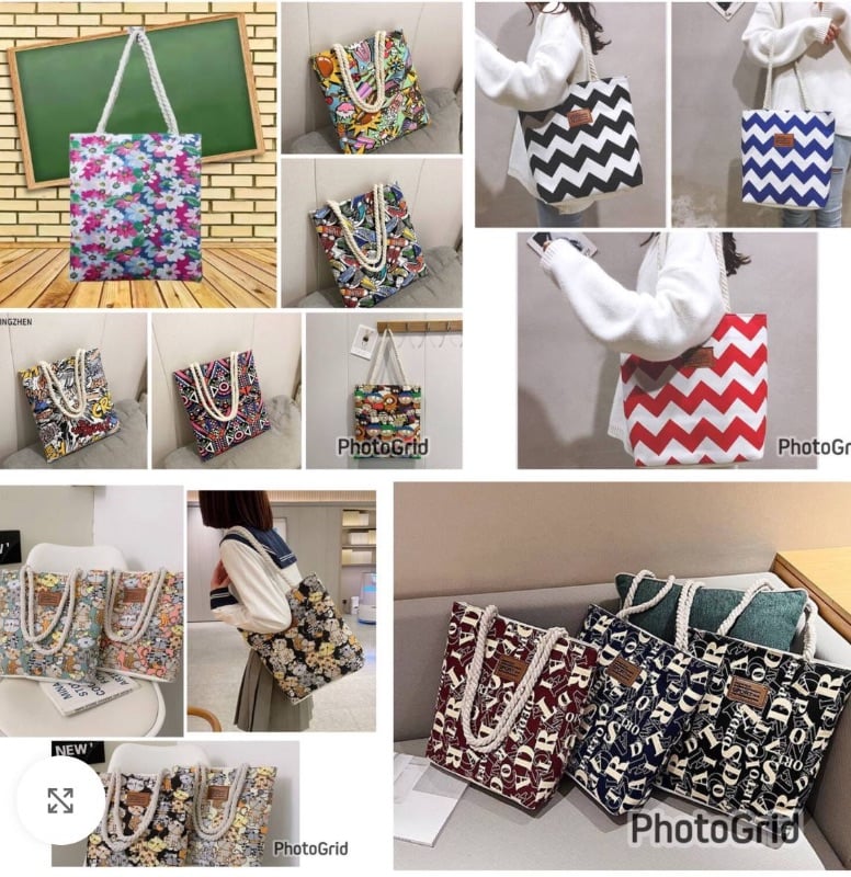 Pattern Tote Bags