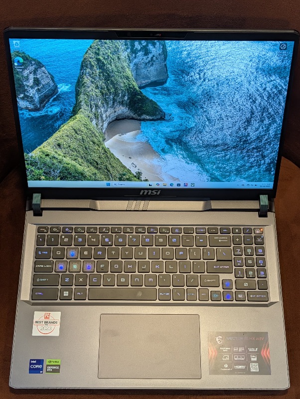 MSI Vector 16HX
16" 144Hz FHD+ Display 
Intel i9-13980HX{13th Gen}
32GB RAM / 1TB SSD
NVIDIA RTX 4080
12GB Dedicated Graphics 
RGB Backlit Keyboard 
Laptop and Charger