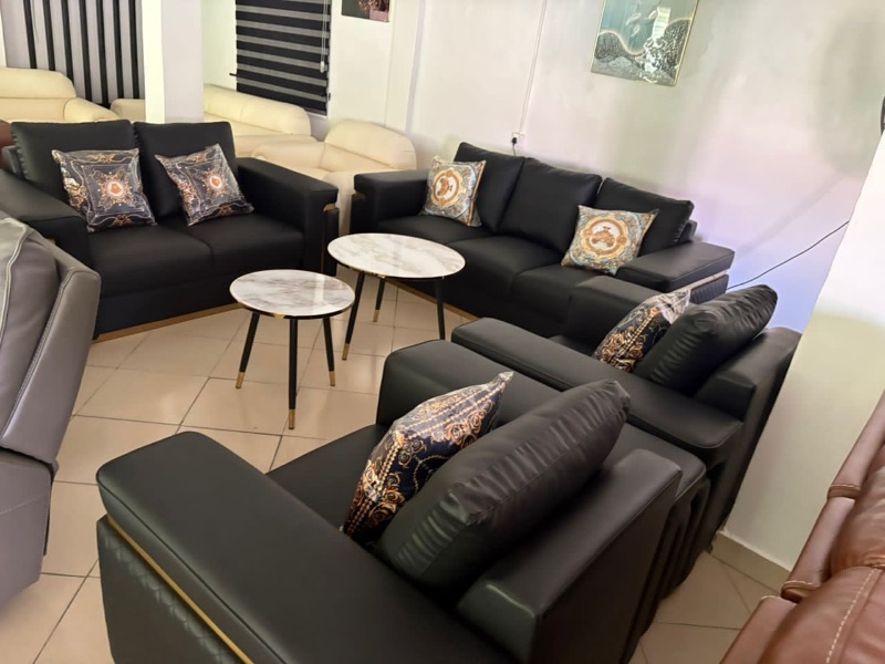 Pure Italian Leather 7 seater Contemporary Sofa set
1+1+2+3