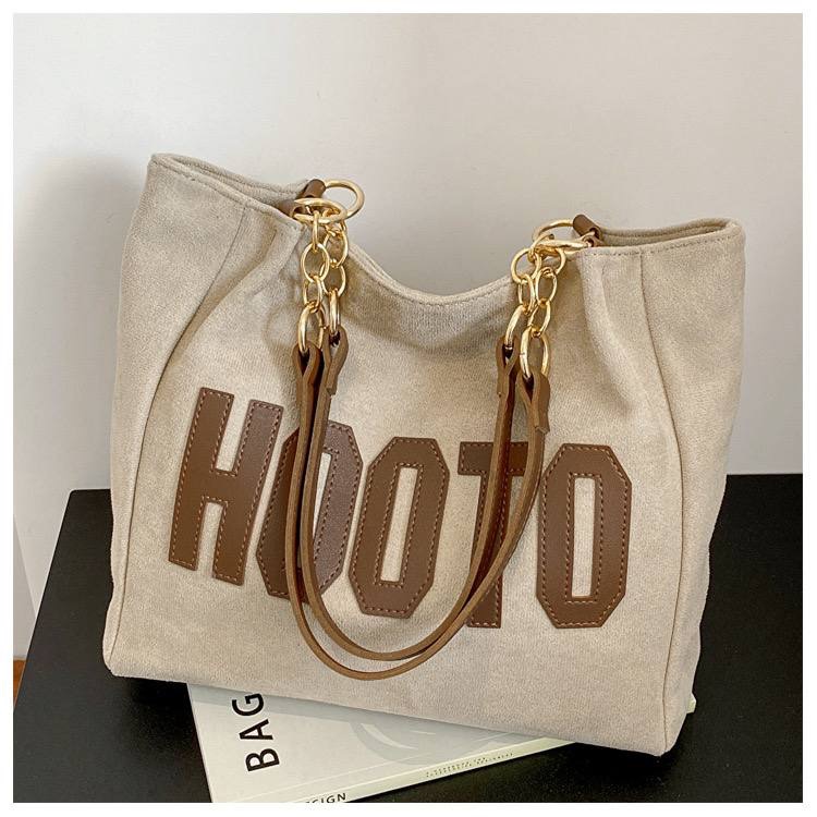 HOOTO Canvas Chain Tote Bag