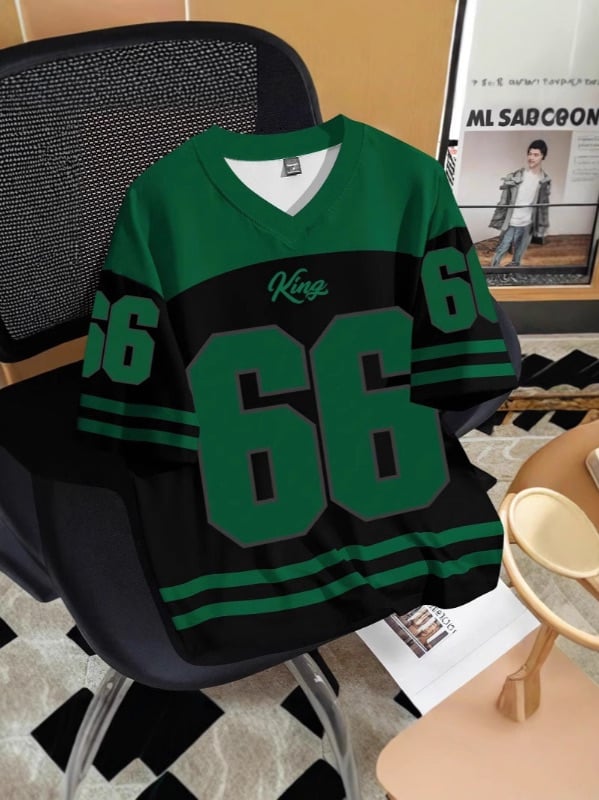 Oversized 66 V-Neck Tee