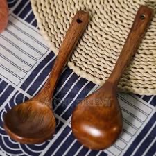 Bamboo (wood) cooking spoon