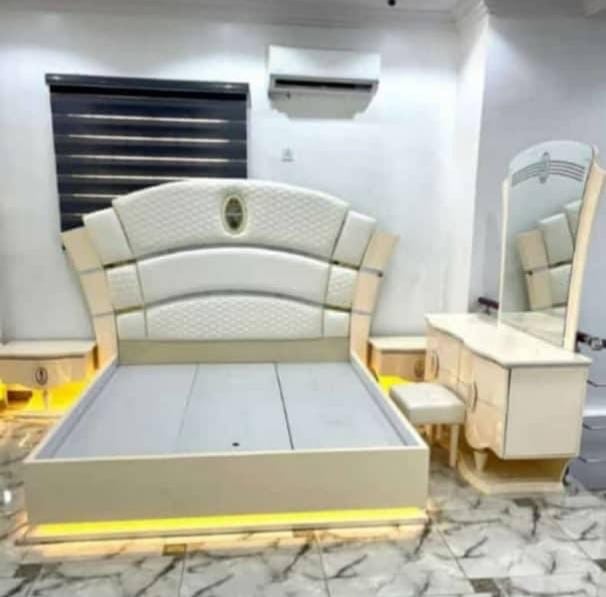 Contemporary design Bedframe with dresser