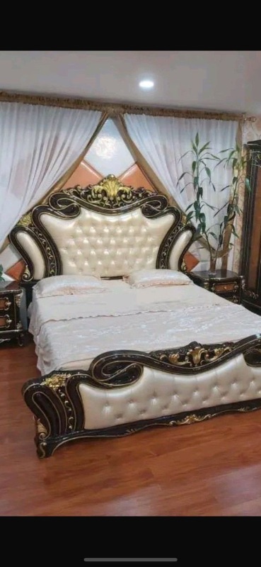 Royal Bedframe with Dresser 
 Size 6/7