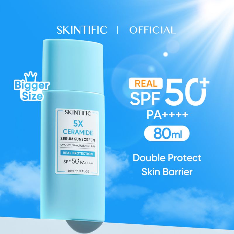 Skintific 5X Ceramide Serum Sunscreen SPF50 PA++++