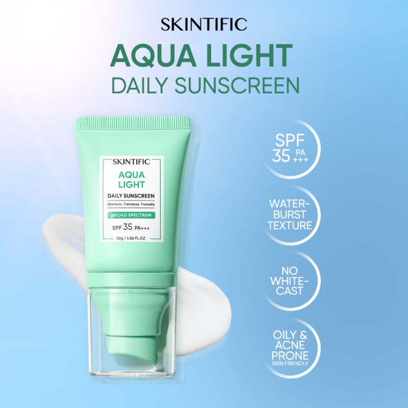SKINTIFIC Aqua Light Daily Sunscreen SPF 35 PA+++