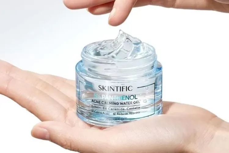 SKINTIFIC 5% Panthenol Acne Calming Water Gel Moisturizer