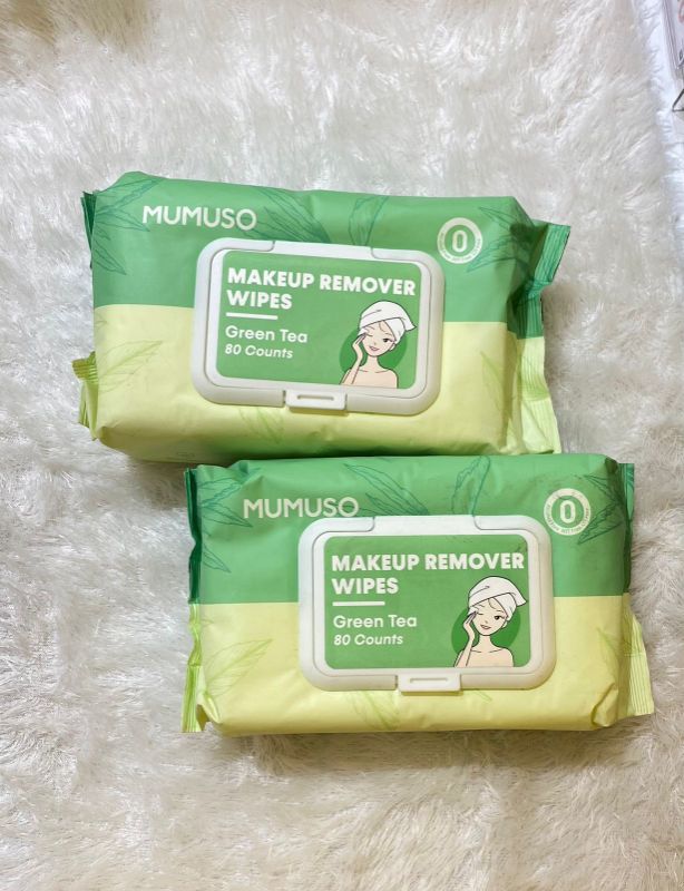 Tisu Pembersih Riasan Teh Hijau (80 Lembar)