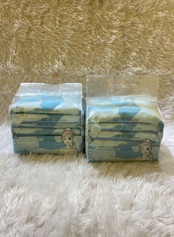 Hyaluronic Acid - Moisturizing Makeup Remover Tissue (6 pak)