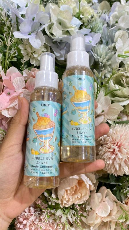 TONE Body Cologne Bubble Gum Shake kemasan spray 100ml