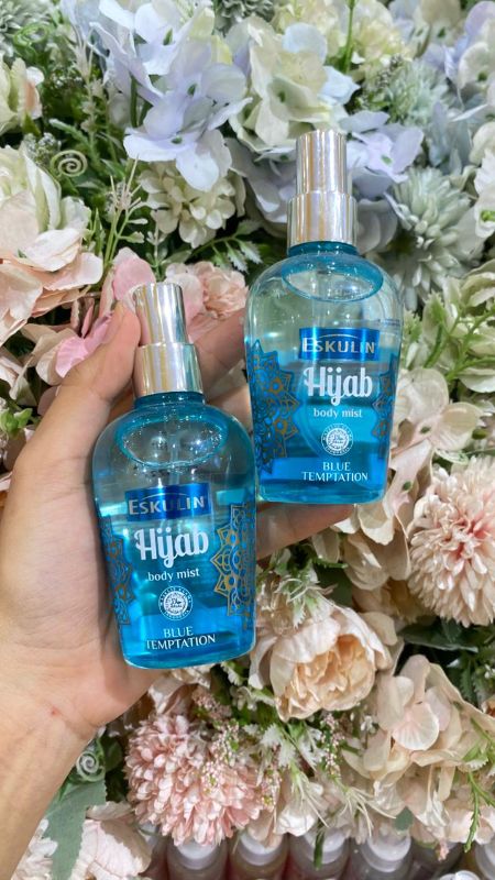 Eskulin Pengharum Tubuh Varian Hijab Blue tempation